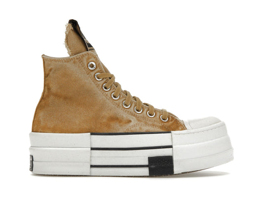 Converse DBL DRKSTAR Chuck Taylor All Star 70 Hi Rick Owens DRKSHDW Overdye Blonde 