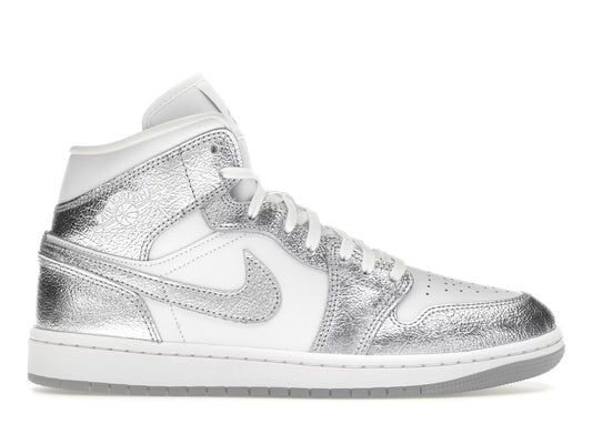 Jordan 1 Mid SE Argent Métallisé