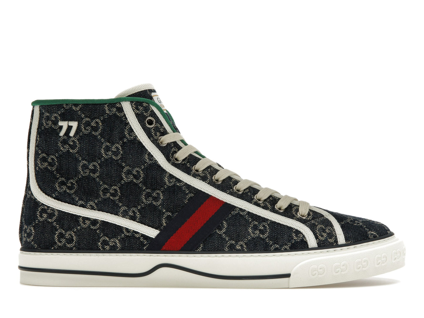 Baskets montantes Gucci Tennis 1977 Bleu 