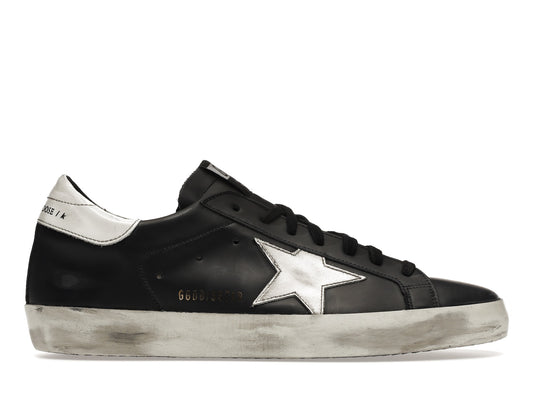 Golden Goose Super-Star Black White Leather 