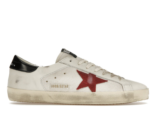 Golden Goose Super-Star Blanc Rouge Noir 