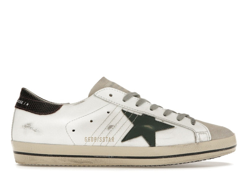 Golden Goose Super-Star White Seedpearl Green