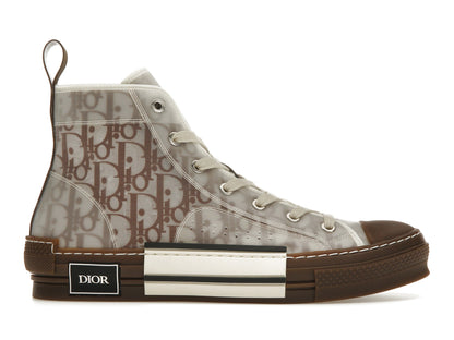 Dior B23 High Top Coffee White Dior Oblique