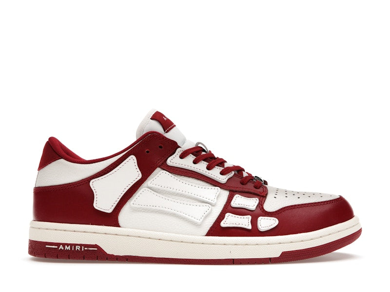 AMIRI Skel Top Low Rouge Blanc 