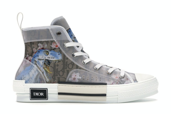 Dior B23 High Canvas Sorayama Dinosaur Brown