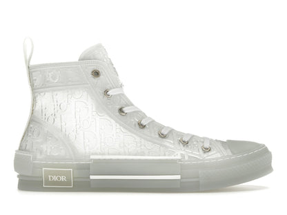 Dior B23 High Top White Raised Oblique