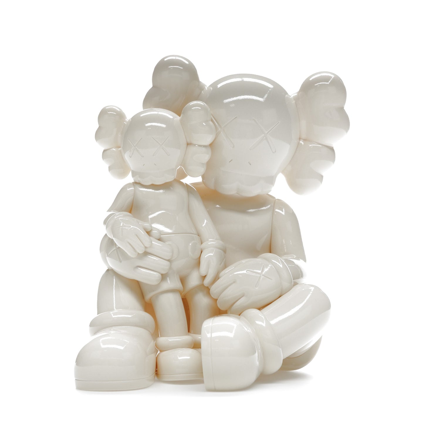 KAWS Holiday Changbai Mountain Figurine en vinyle Blanc neigeux