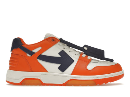 OFF-WHITE Out Of Office OOO Low Tops White Orange Blue