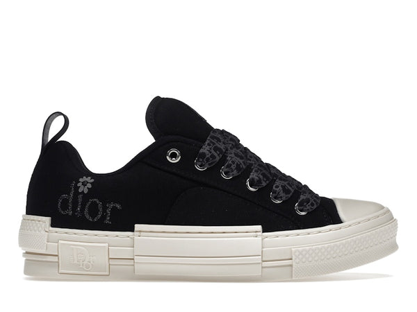 Dior B23 Skater Low Top ERL Black Cotton Canvas