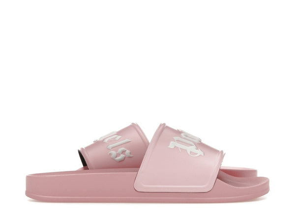 Palm Angels Pool Slides Soft Pink White