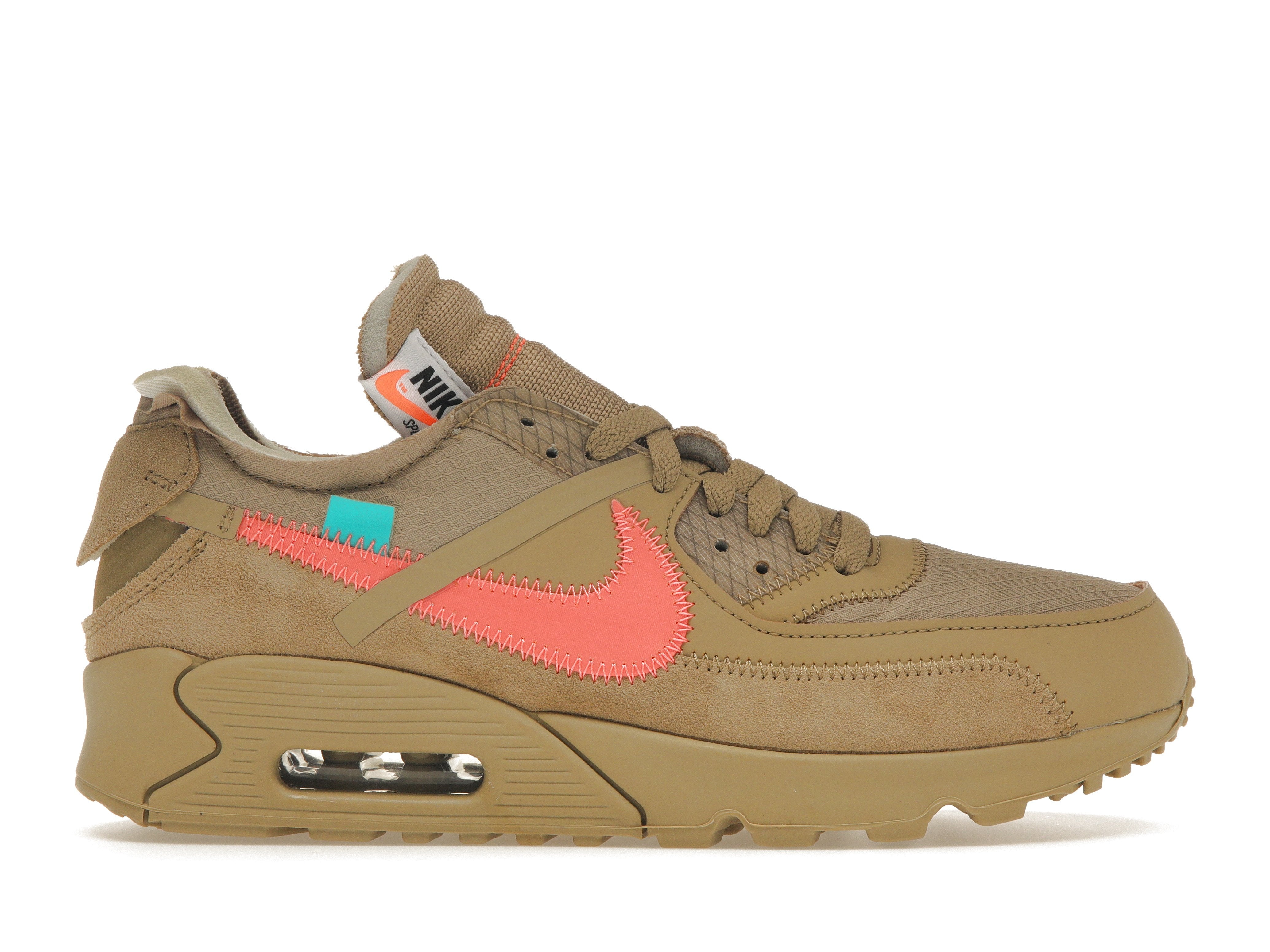 Off white air max 90 brown hotsell