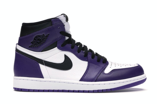 Jordan 1 Retro High Court Violet Blanc