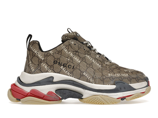 Gucci x Balenciaga The Hacker Project Triple S Beige 