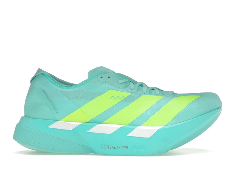 adidas Adizero Adios Pro 4 Flash Aqua Lucid Lemon