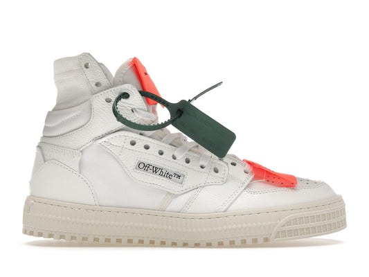 OFF-WHITE Off Court 3.0 Cuir Blanc Blanc Orange 