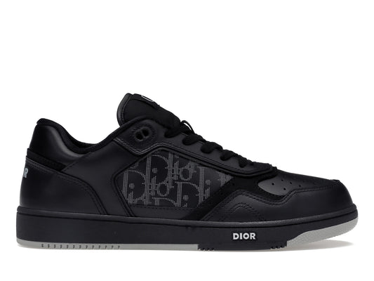 Dior B27 Low Cuir Dior Oblique Galaxy Noir Gris Gris 