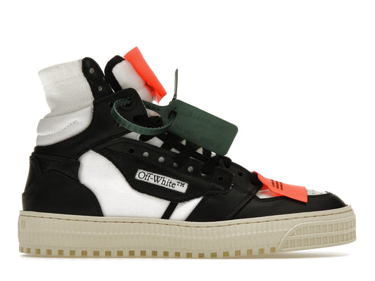 OFF-WHITE Off Court 3.0 Cuir Toile Noir Blanc 