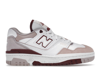 New Balance 550 White Scarlet