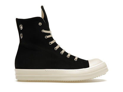 Rick Owens DRKSHDW High Top Black Milk