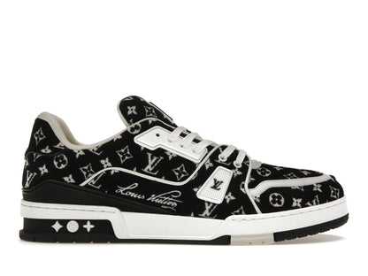 Louis Vuitton Trainer Black Monogram Textile