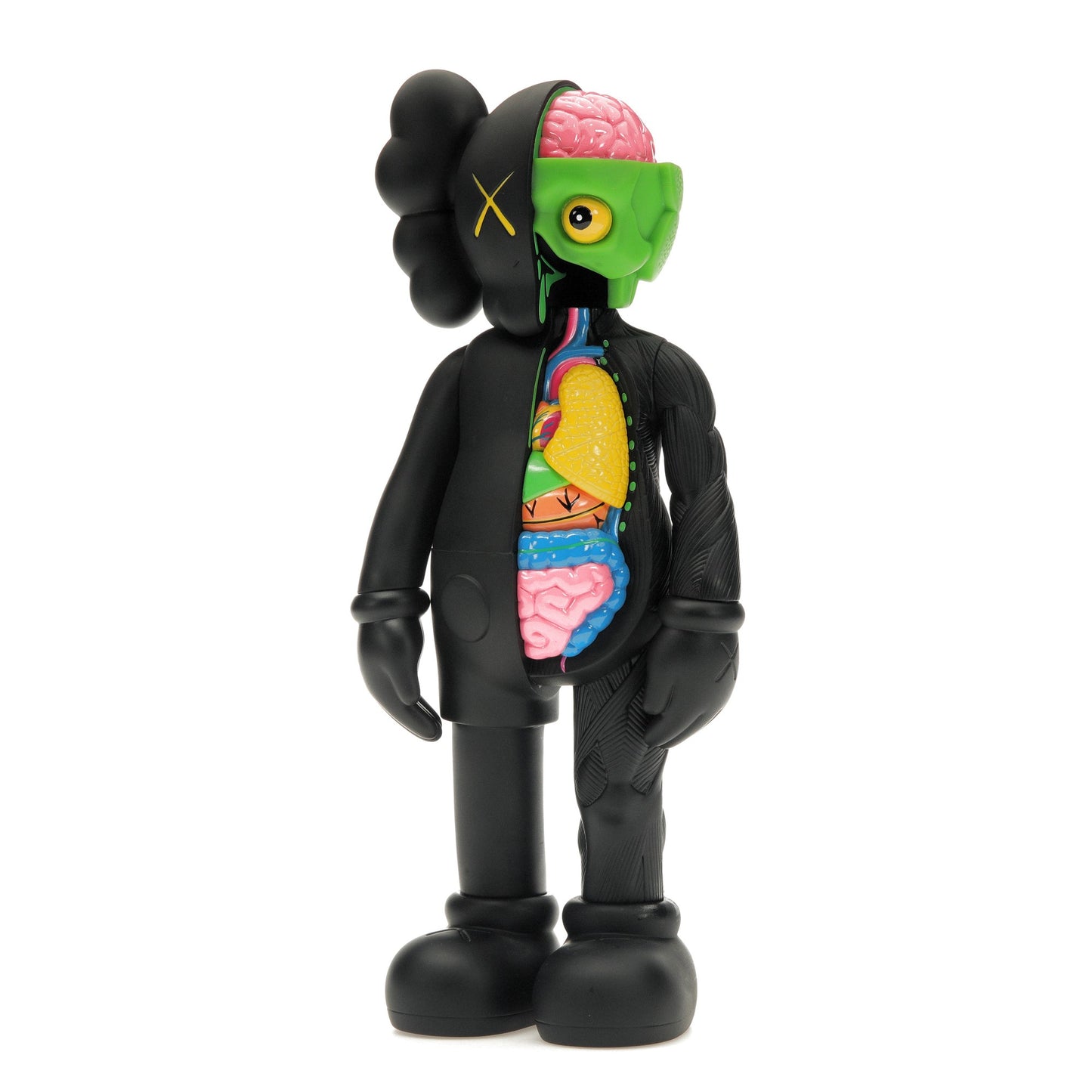 Figurine en vinyle KAWS Companion Flayed Open Edition, noire