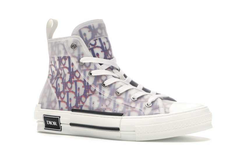 Dior B23 High Top Red Blue Oblique