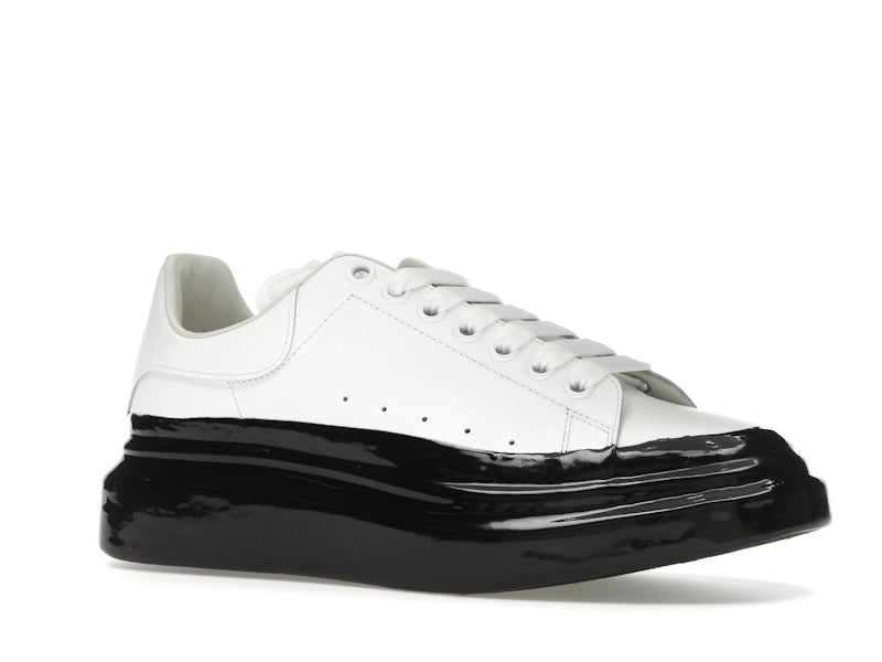 Alexander McQueen Oversized Paint Dipped White Black