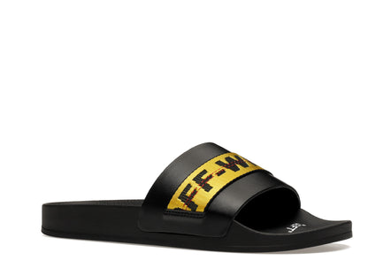 OFF-WHITE Industrial Belt Slides Black Yellow