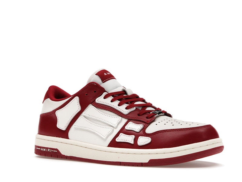 AMIRI Skel Top Low Rouge Blanc 