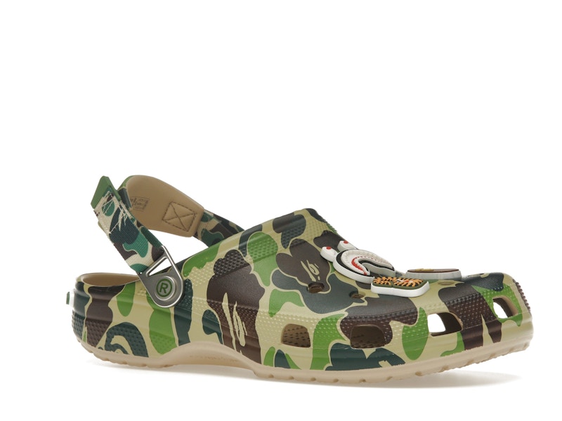 Crocs Classic Clog A Bathing Ape ABC Camo Green