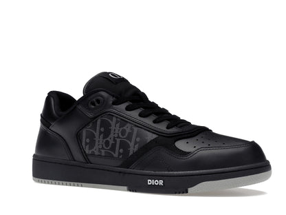 Dior B27 Low Cuir Dior Oblique Galaxy Noir Gris Gris 