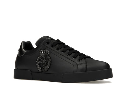 Dolce & Gabbana Portofino Crown Patch Black