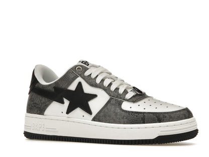 A Bathing Ape Bape Sta Snake Skin Black