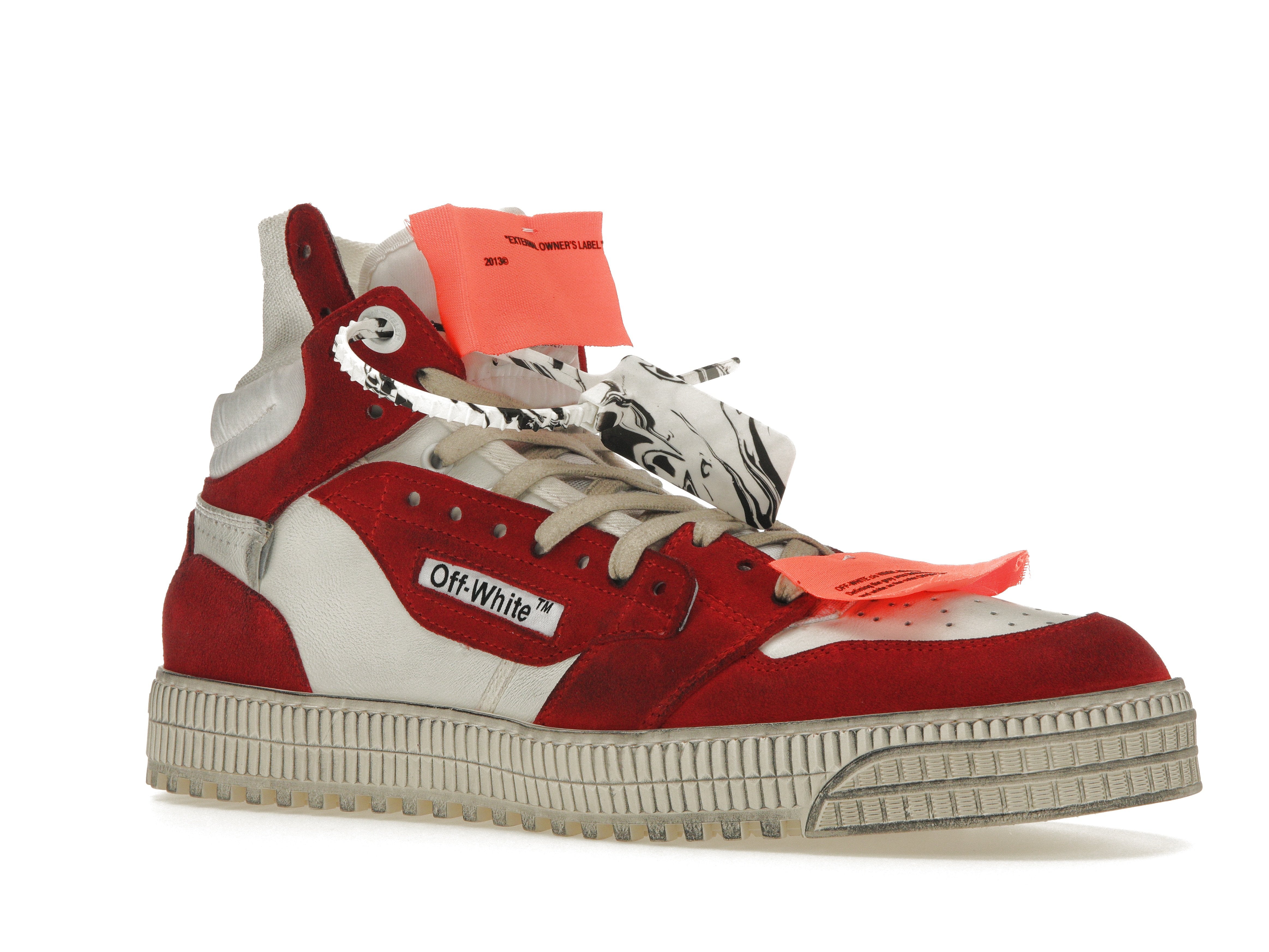 Off white shoes red best sale