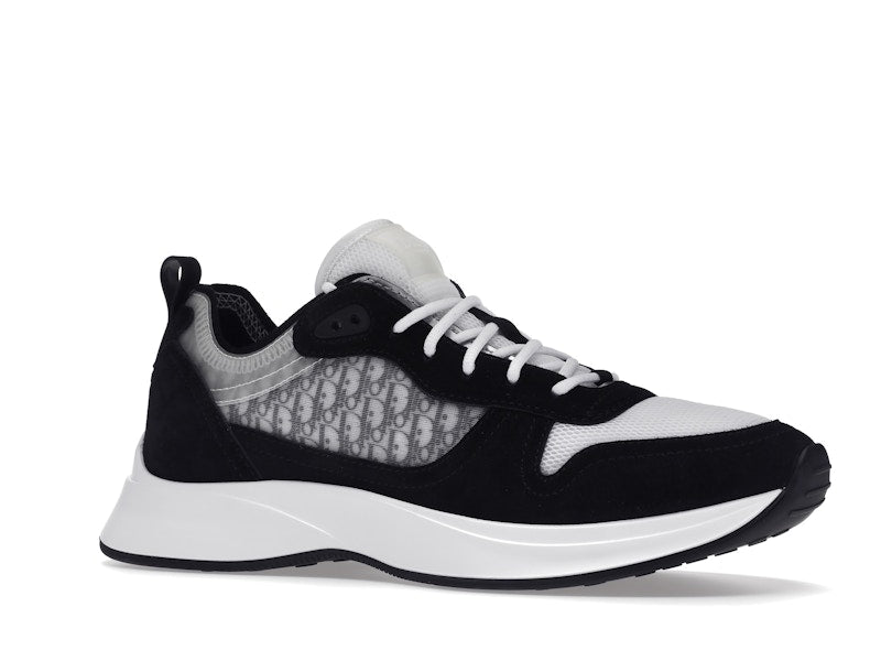 Dior B25 Oblique Runner Sneaker Black Suede 