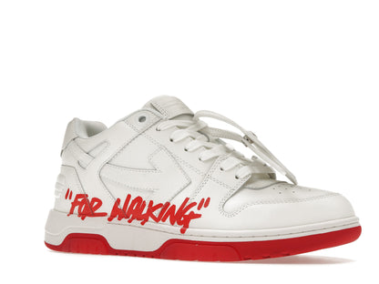 OFF-WHITE Out Of Office OOO Basses Blanc Rouge 