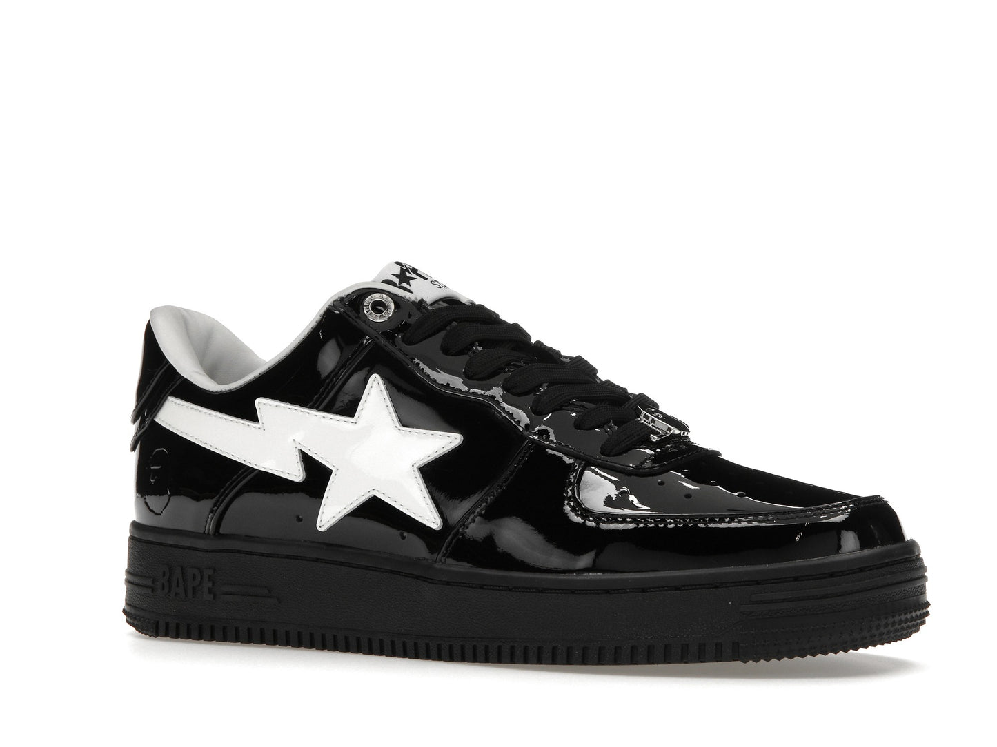 A Bathing Ape Bape Sta #2 Black Patent