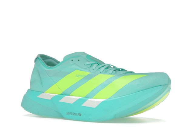 adidas Adizero Adios Pro 4 Flash Aqua Lucid Lemon