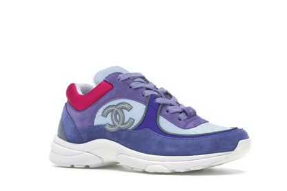 Chanel Low Top Trainer CC Ivory Blue