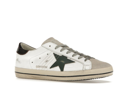 Golden Goose Super-Star White Seedpearl Green