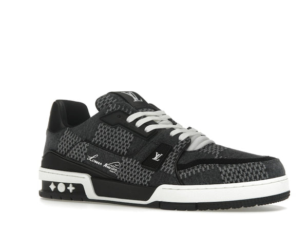 Louis Vuitton LV Trainer Black Damier 3D Denim