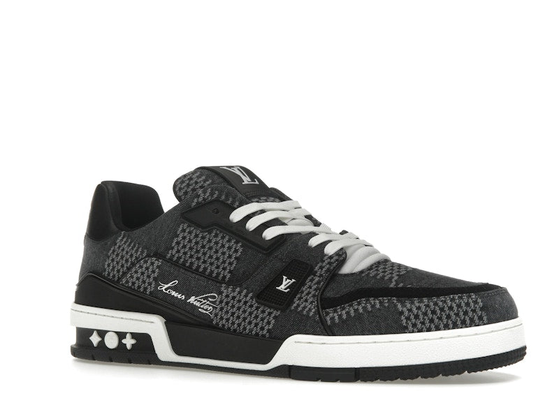 Louis Vuitton LV Trainer Black Damier 3D Denim