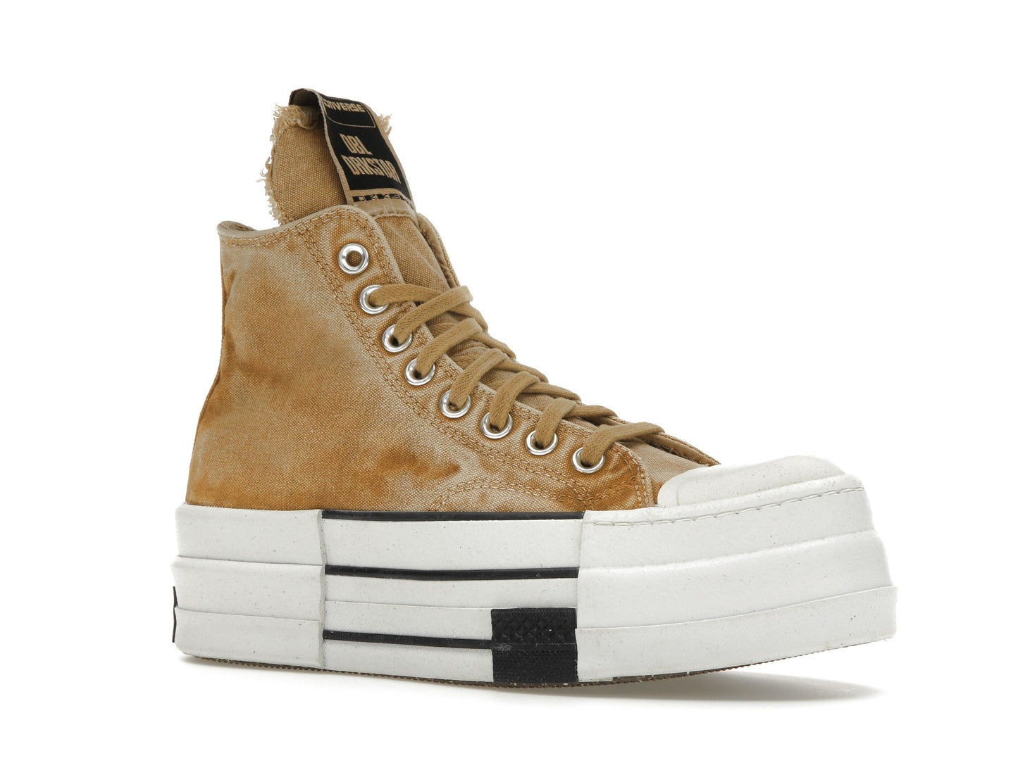 Converse DBL DRKSTAR Chuck Taylor All Star 70 Hi Rick Owens DRKSHDW Overdye Blonde 