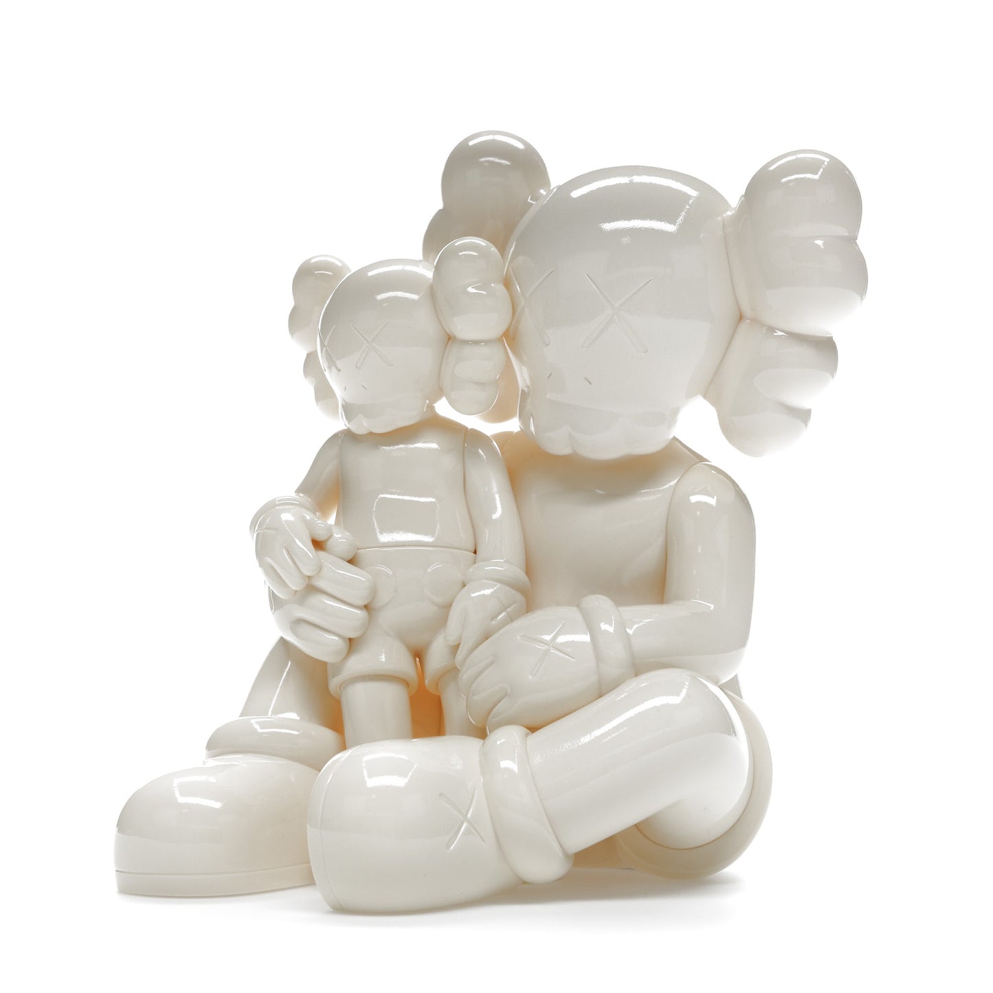 KAWS Holiday Changbai Mountain Figurine en vinyle Blanc neigeux