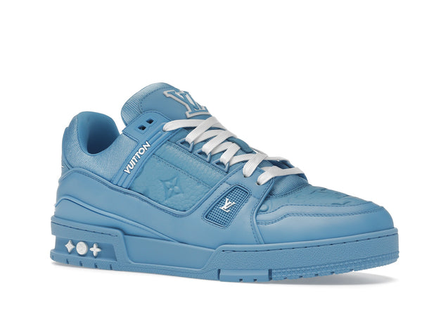 Louis Vuitton Trainer Blue Embossed Monogram
