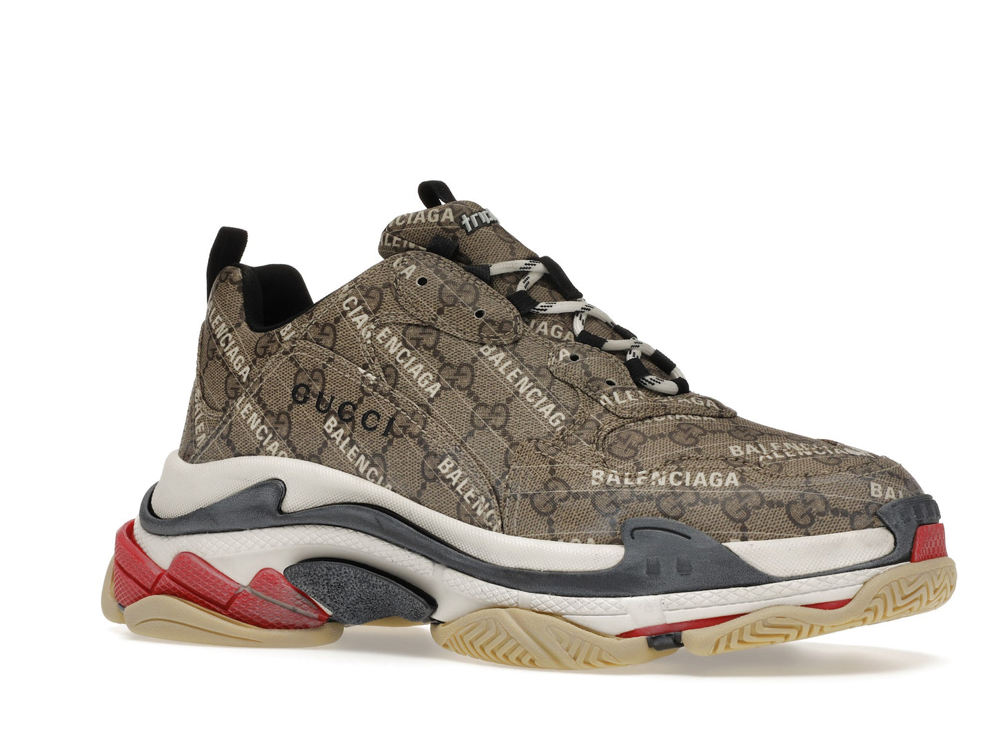 Gucci x Balenciaga The Hacker Project Triple S Beige 