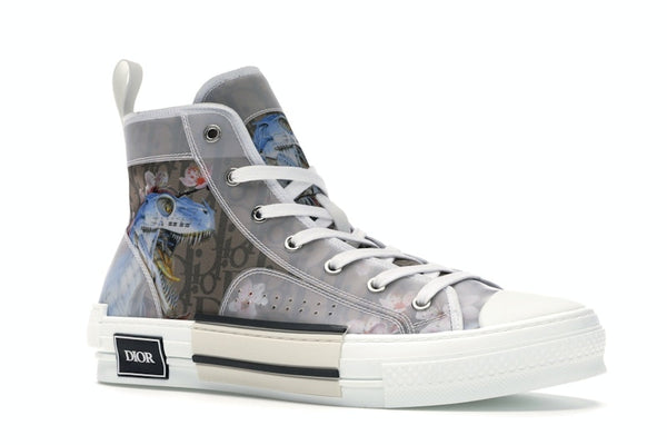Dior B23 High Canvas Sorayama Dinosaur Brown