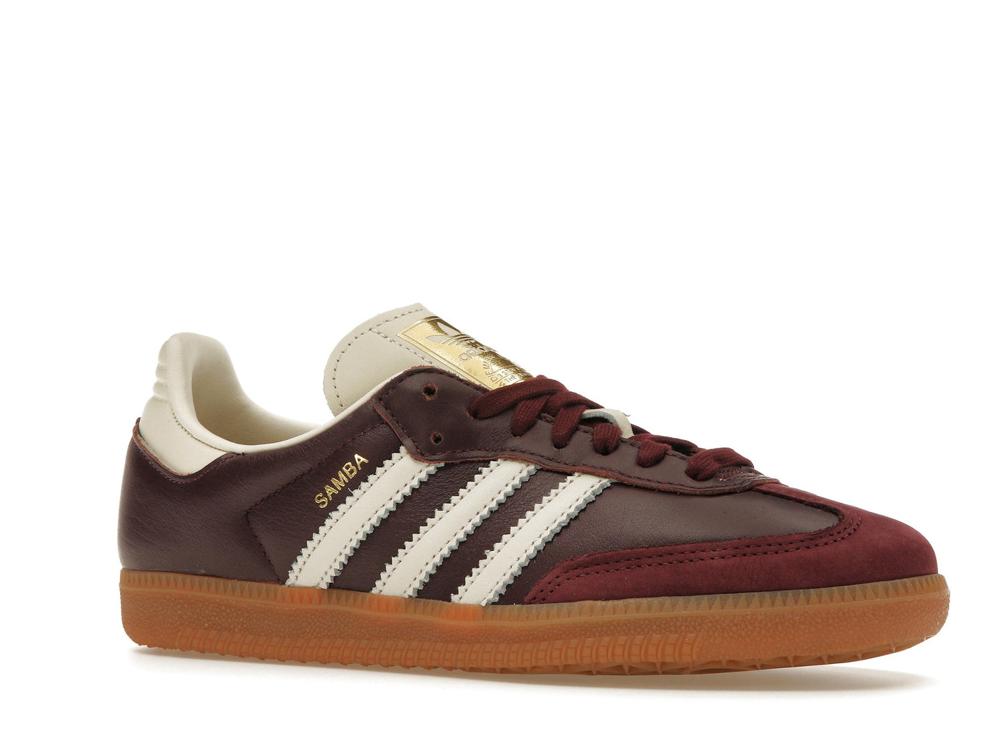 adidas Samba OG Maroon Gold Metallic