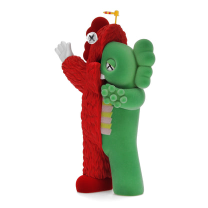 KAWS KACHAMUKKU Vinyl Figure GreenRed