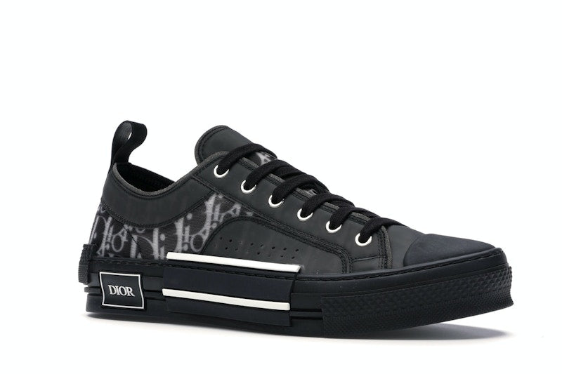 Dior B23 Low Top Canvas Oblique Black